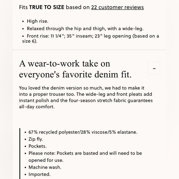 NWT J CREW Petite wide-leg trouser in four-season stretch in BLACK - Picture 8 of 10